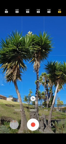 Cámara de Android - Resolución del video